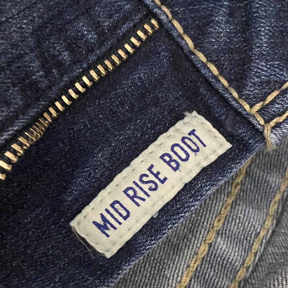 Ariat Real Riding 34L Boot Cut Spitfire WMS Denim  Jeans in Classic Blue $98 - Picture 8 of 17